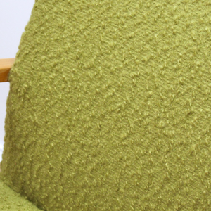 PAIR OF MID CENTURY 1950S BENT WOOD COCKTAIL LOUNGE CHAIRS IN GREEN TWEED