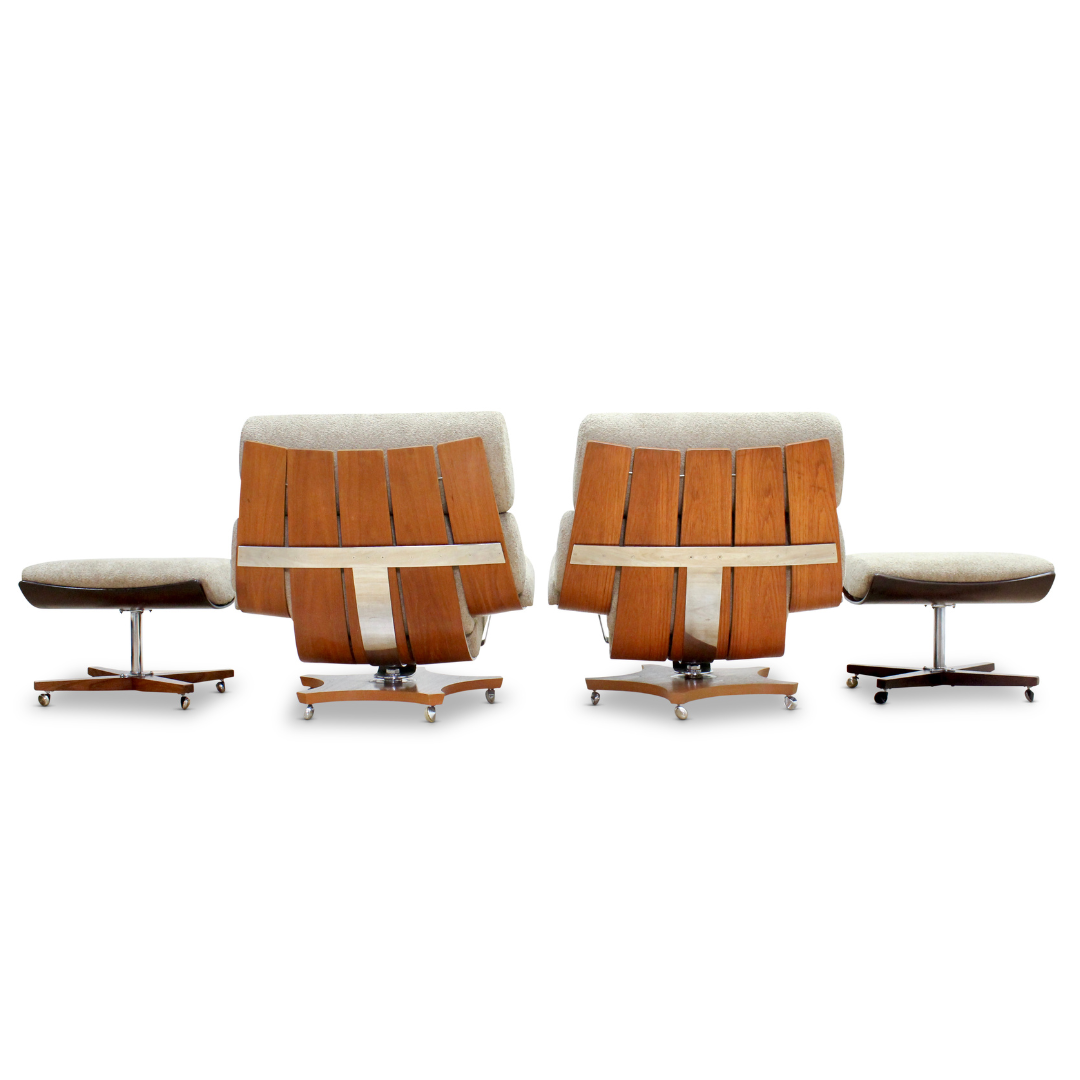 Pair of Mid Century Housemaster Lounge Chairs by G Plan