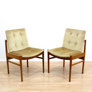 MID CENTURY DINING CHAIRS BY MCINTOSH FURNITURE SET OF SIX