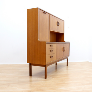 MID CENTURY TEAK CREDENZA BUFFET BY G PLAN