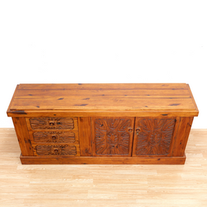 1970S HAND CARVED BRUTALIST DINING SET BY AQUARIUS ENTERPRISES AFRICA