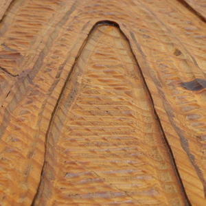 1970S HAND CARVED BRUTALIST DINING TABLE & CHAIRS BY AQUARIUS ENTERPISES SOUTH AFRICA