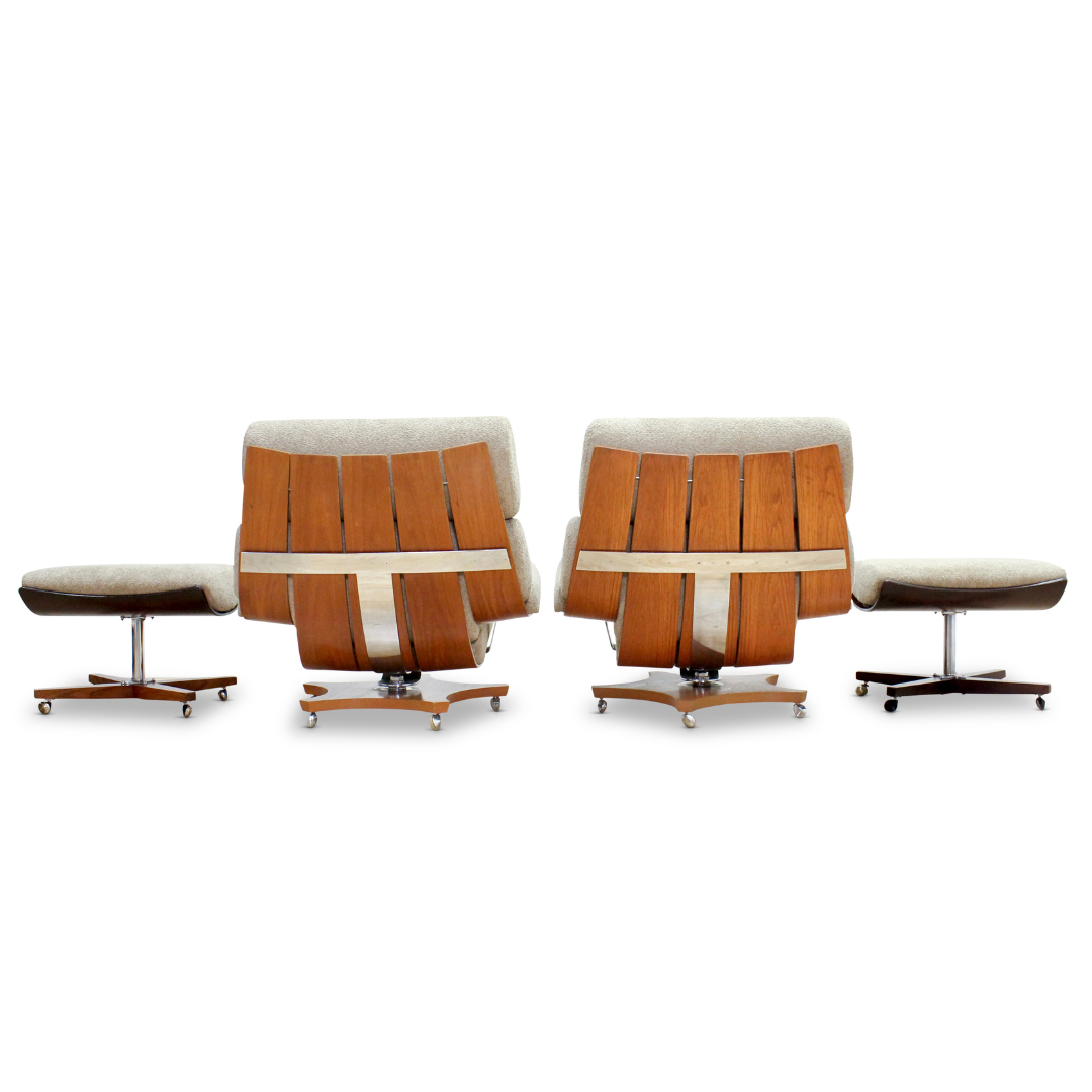 PAIR OF MID CENTURY HOUSEMASTER LOUNGE CHAIRS BY G PLAN