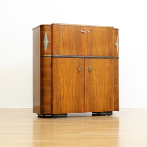 1950S ENGLISH DRY BAR LIQUOR CABINET BY VALIDITY OF LONDON