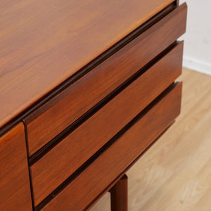 MID CENTURY TEAK CREDENZA BY WHITE & NEWTON