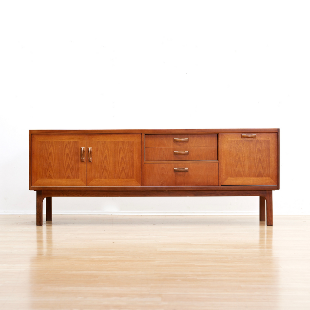 MID CENTURY SIERRA TEAK CREDENZA BY G PLAN