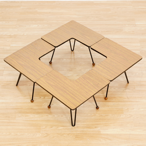 SET OF FOUR VINTAGE MODULAR SIDE TABLES