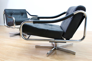 PAIR OF 1970S KADIA LOUNGE CHAIRS BY PIEFF FURNITURE