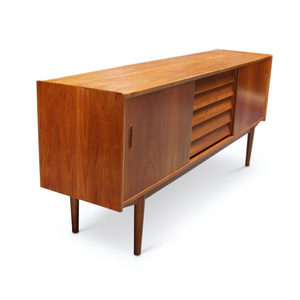 VINTAGE SWEDISH TEAK 'TRIO' CREDENZA BY NILS JONSSON FOR HUGO TROEDS