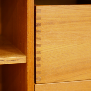 Reserved LARGE MID CENTURY DANISH TEAK BOOKCASE BY DYRLUND FURITURE