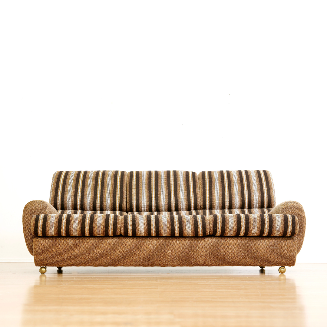 VINTAGE 1970S SOFA & CHAIR SET BY SCHREIBER UK