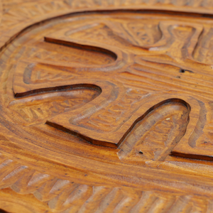 1970S HAND CARVED BRUTALIST DINING SET BY AQUARIUS ENTERPRISES AFRICA