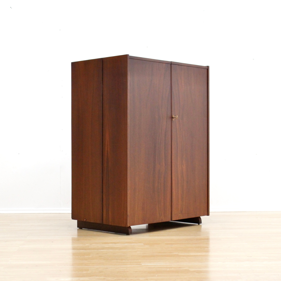 MID CENTURY MAGIC BOX HOME OFFICE DESK BY MUMENTHALER & MEIER FOR NEWCRAFT LTD IN ROSEWOOD