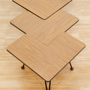 SET OF FOUR VINTAGE MODULAR SIDE TABLES