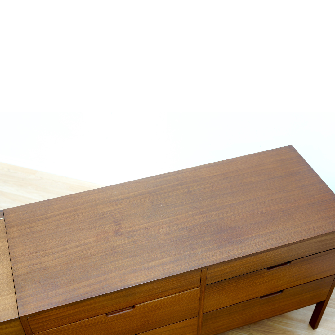 MID CENTURY VANITY DRESSER BY BY RICHARD HORNBY FOR HEALS OF LONDON