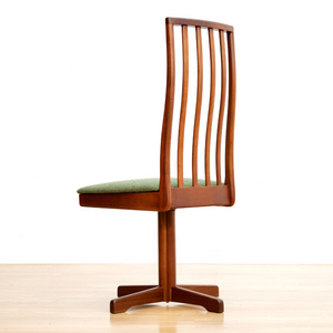 SET OF EIGHT MID CENTURY SWIVEL DINING CHAIRS BY MCINTOSH FURNITURE