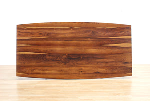 VINTAGE BRITISH ROSEWOOD & CHROME TABLE BY TIM BATES FOR PIEFF FURNITURE