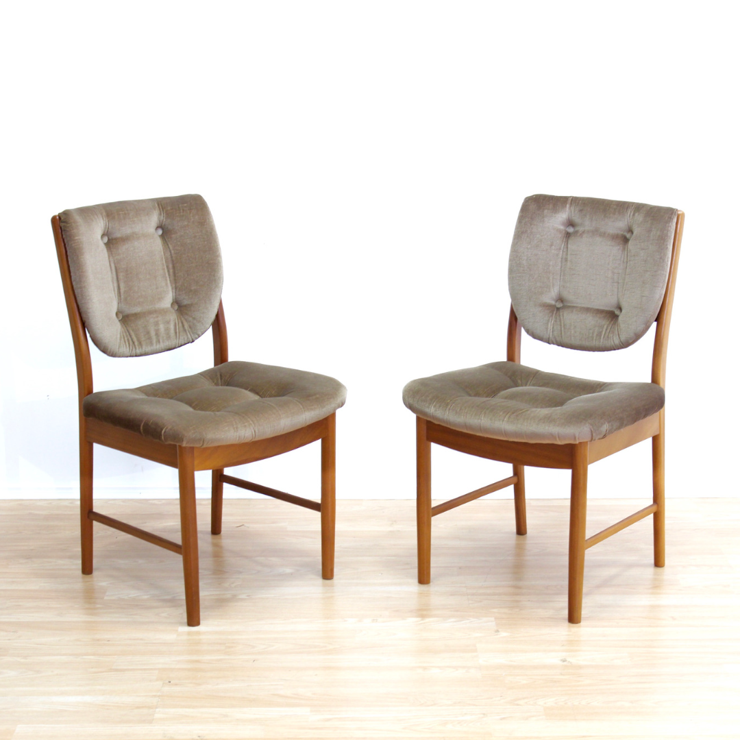 SET OF TEN MID CENTURY DINING CHAIRS BY MCINTOSH FURNITURE