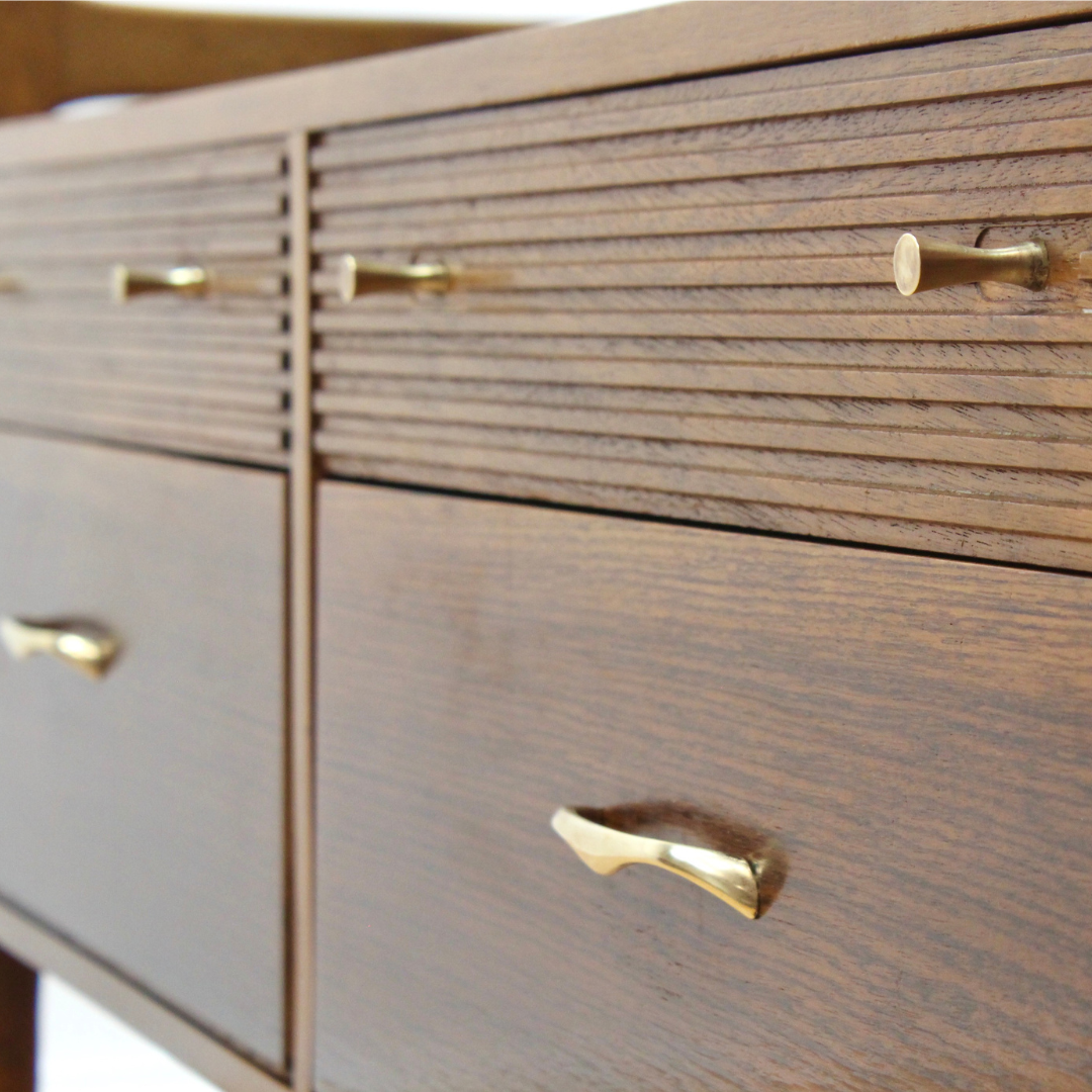 MID CENTURY DRESSER VANITY BY WRIGHTON FURNITURE