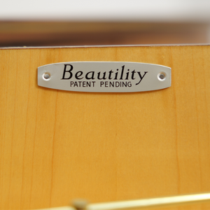 MID CENTURY LIQUOR CABINET CREDENZA BY BEAUTILITY FURNITURE