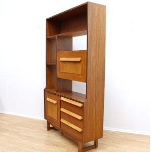 MID CENTURY BOOKCASE ROOM DIVIDER BY STONEHILL FURNITURE