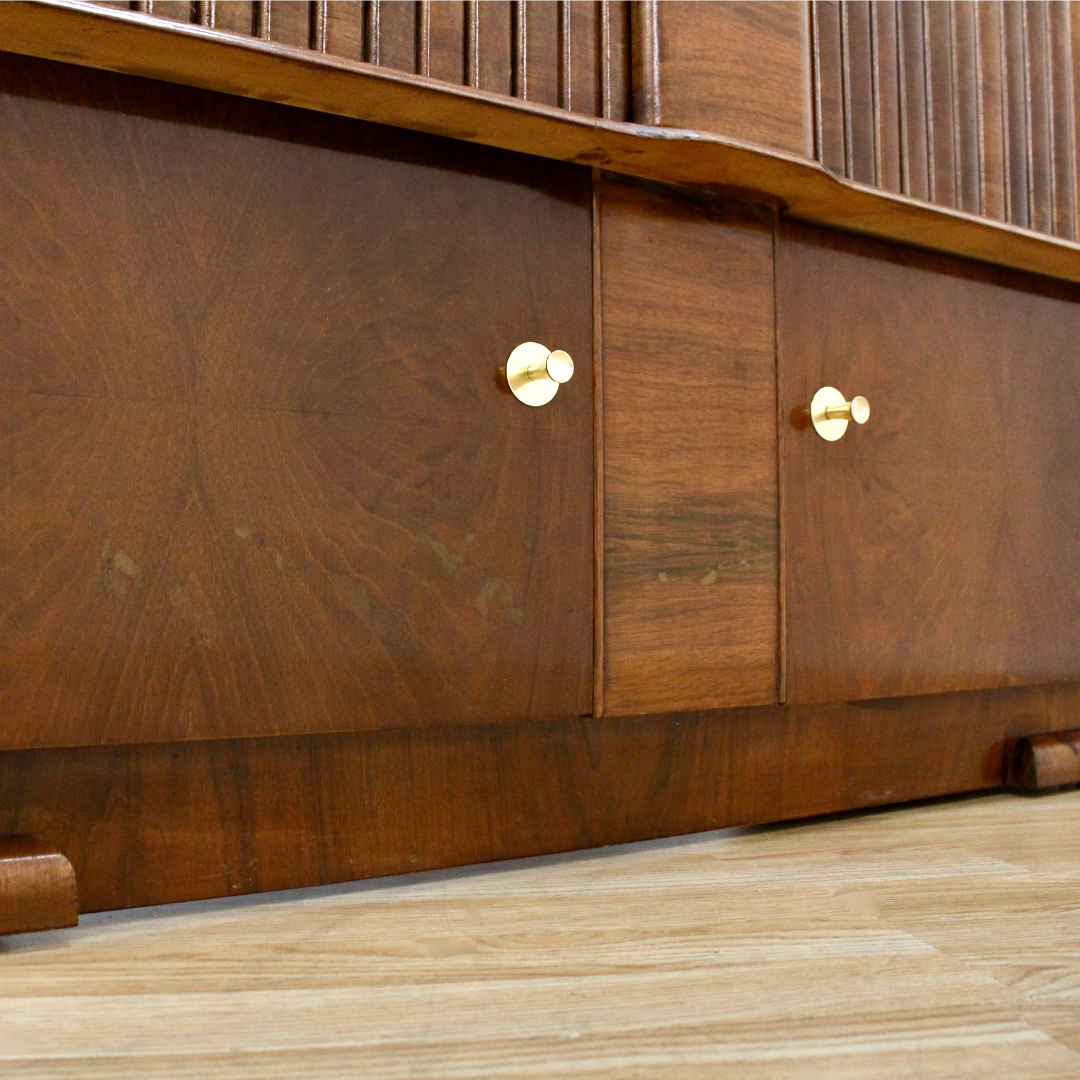 MID CENTURY WALNUT LIQUOR CABINET HOME BAR