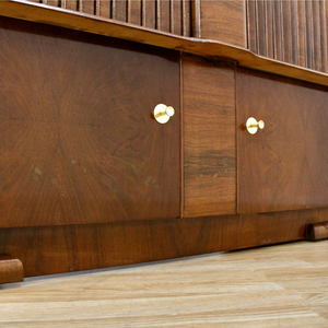 MID CENTURY WALNUT LIQUOR CABINET HOME BAR