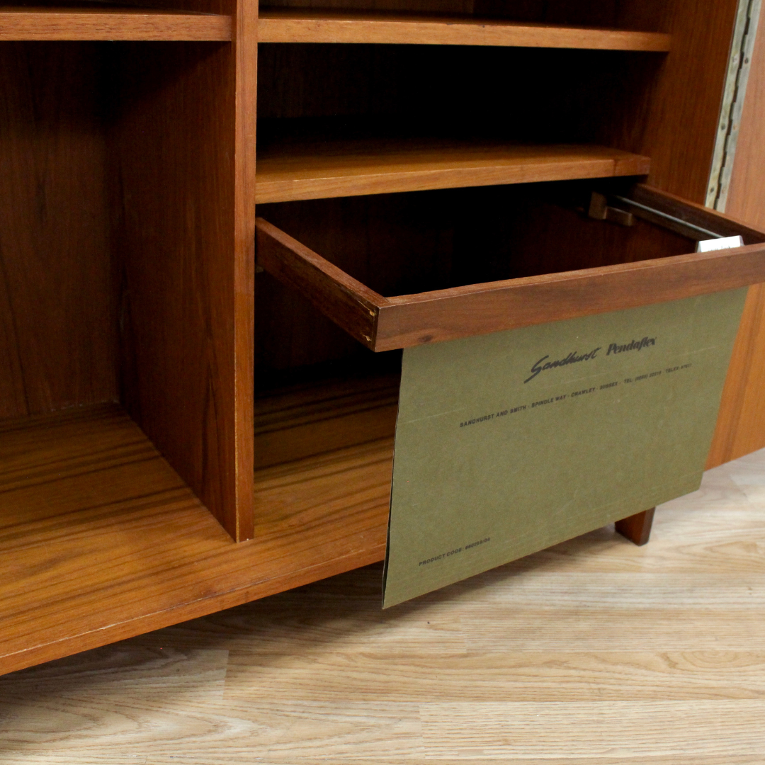 MID CENTURY COMPACT HOME OFFICE DESK BY BURBURN PRODUCTS LTD