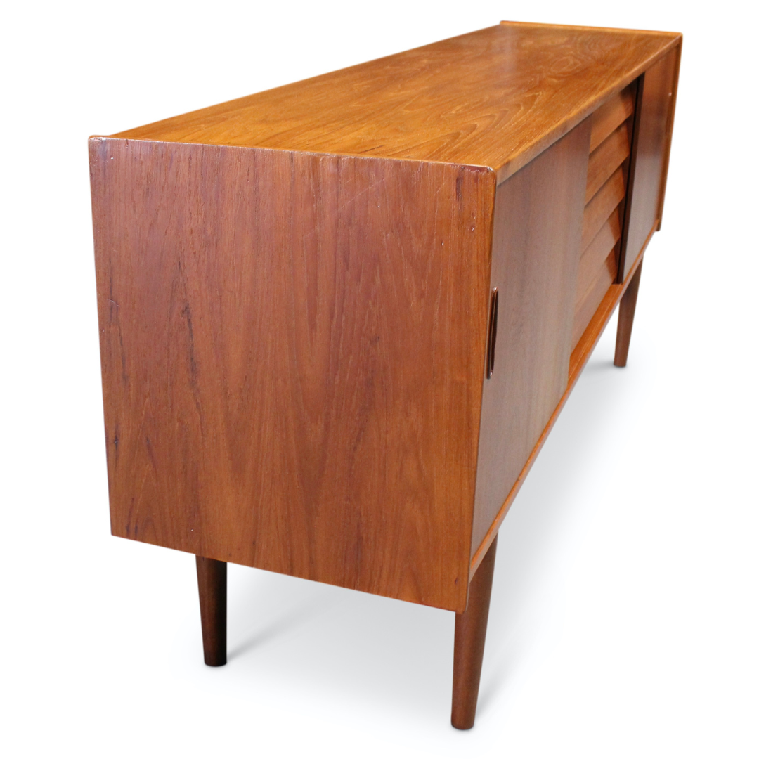 VINTAGE SWEDISH TEAK 'TRIO' CREDENZA BY NILS JONSSON FOR HUGO TROEDS