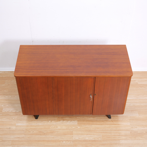 MID CENTURY TEAK FOLDING HOME OFFICE DESK