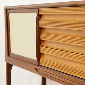 MID CENTURY SPACE SAVING DINING SET AND CREDENZA BY ELLIOTS OF NEWBURY