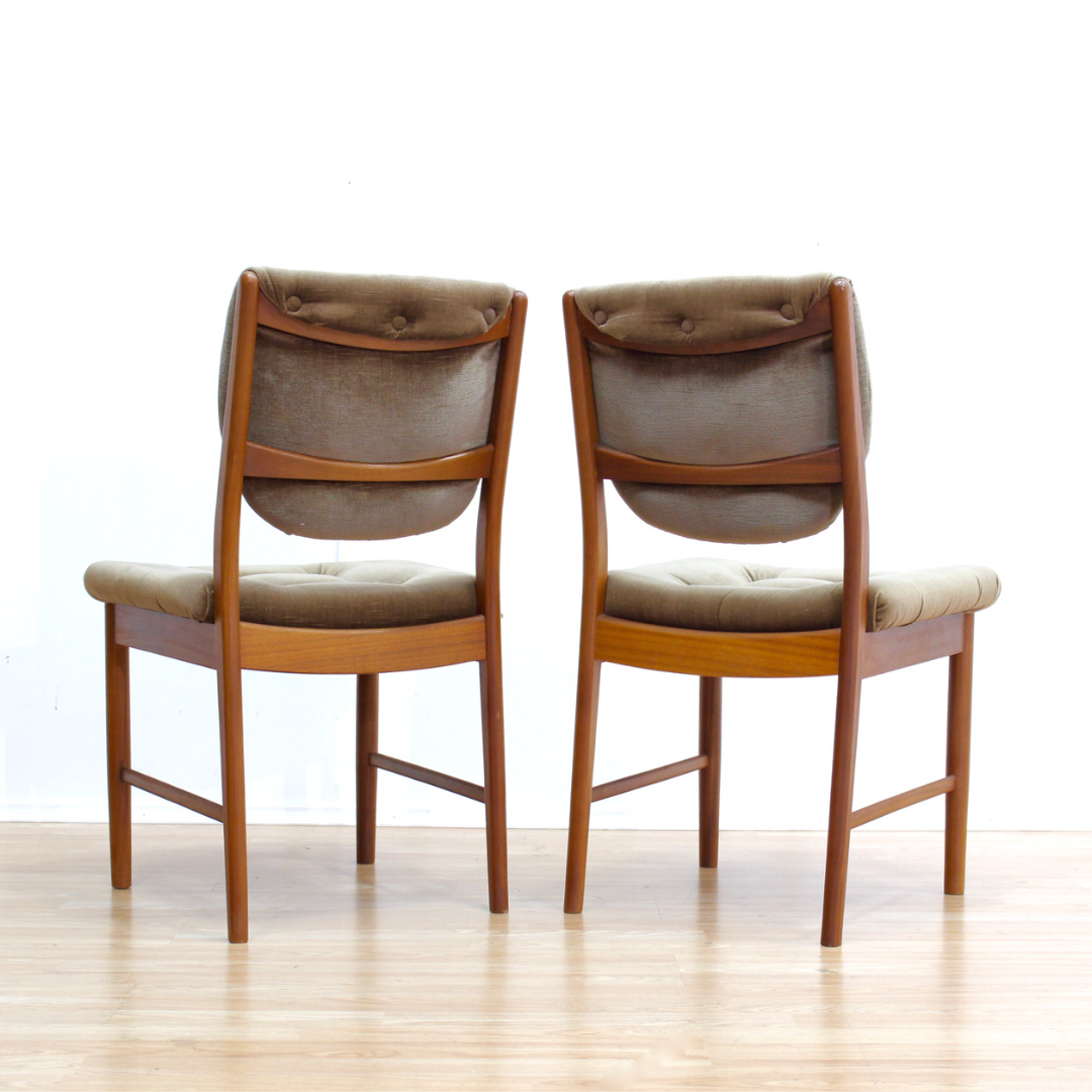 SET OF TEN MID CENTURY DINING CHAIRS BY MCINTOSH FURNITURE