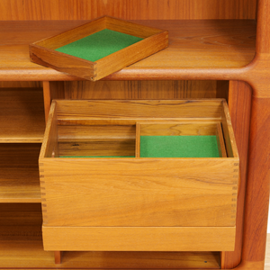 Reserved LARGE MID CENTURY DANISH TEAK BOOKCASE BY DYRLUND FURITURE