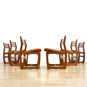 MID CENTURY DINING TABLE & CHAIRS BY PORTWOOD FURNITURE