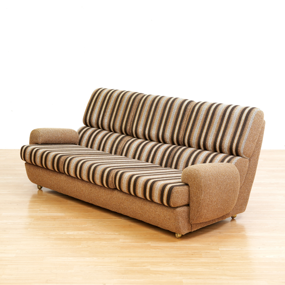 VINTAGE 1970S SOFA & CHAIR SET BY SCHREIBER UK