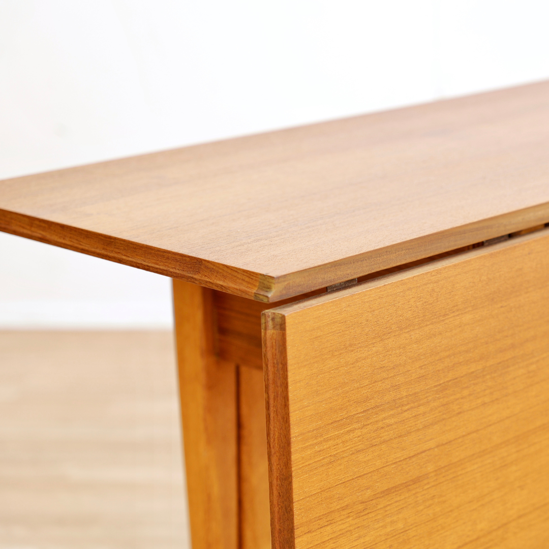 MID CENTURY SPACE SAVING DINING SET AND CREDENZA BY ELLIOTS OF NEWBURY