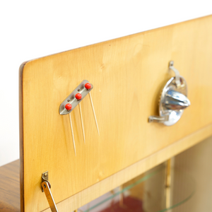 1950S ENGLISH DRY BAR LIQUOR CABINET BY VALIDITY OF LONDON