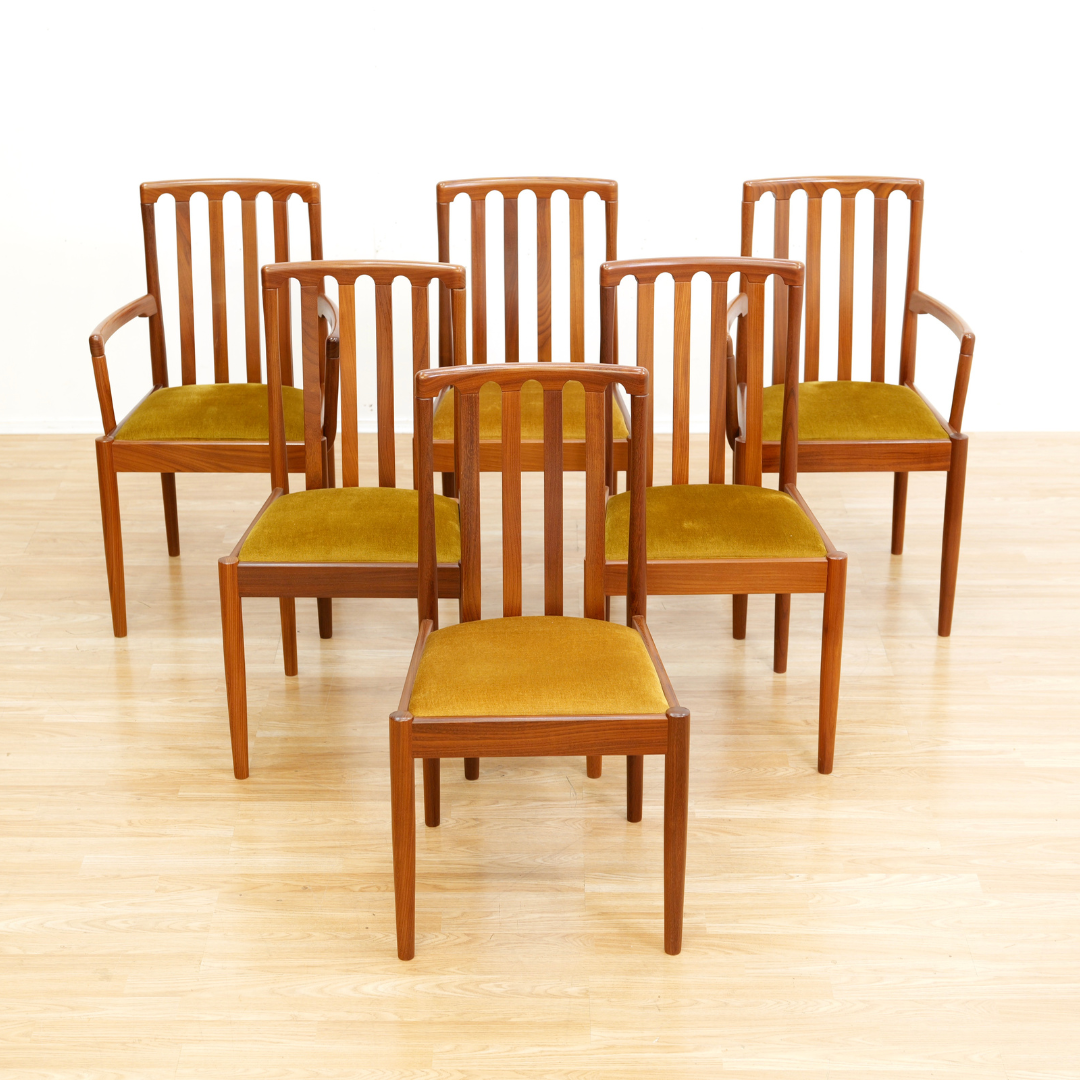 Reserved MID CENTURY DINING TABLE & CHAIR SET BY MEREDEW FURNITURE