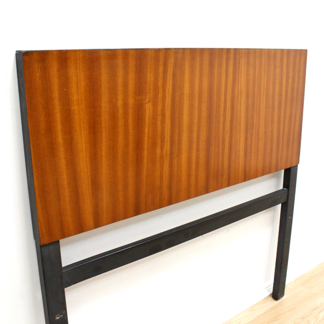 MID CENTURY TWIN HEADBOARD IN MAHOGANY