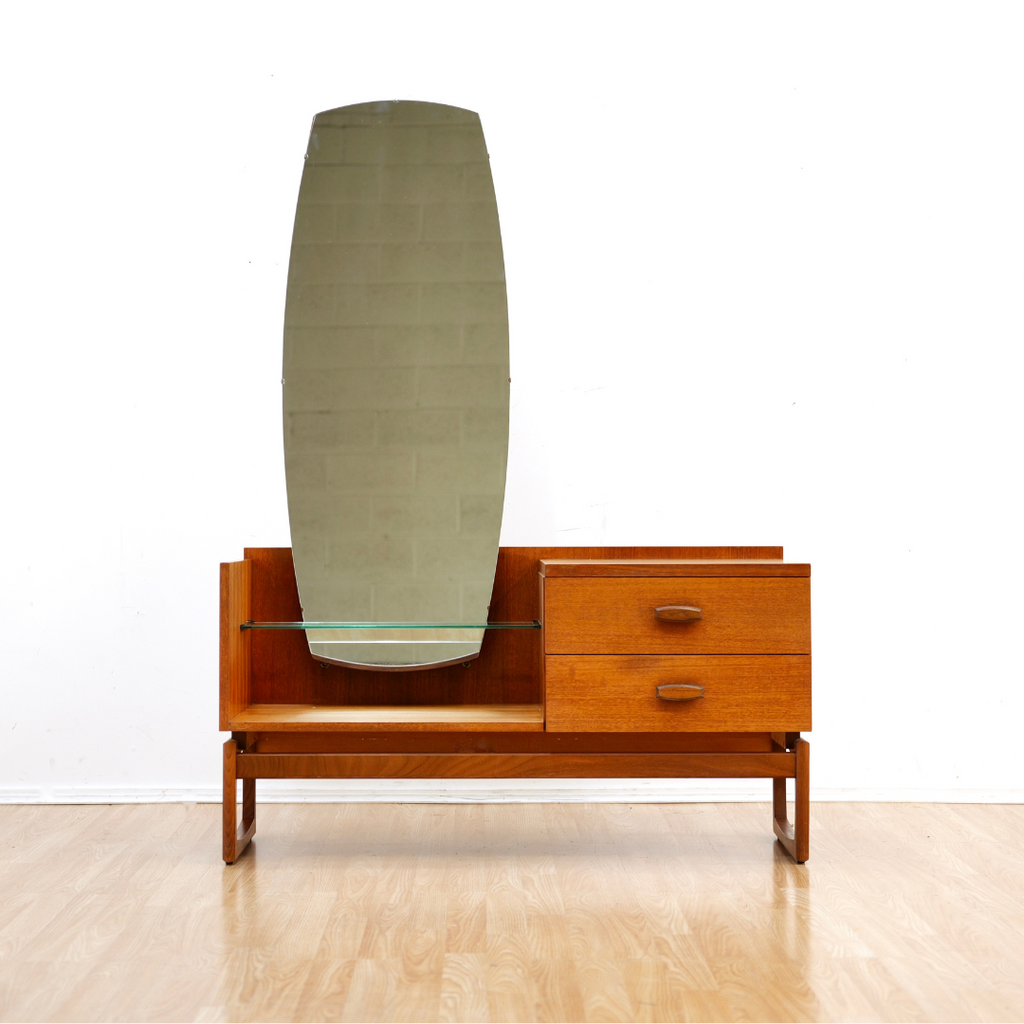 MID CENTURY QUADRILLE VANITY MIRROR BY G PLAN