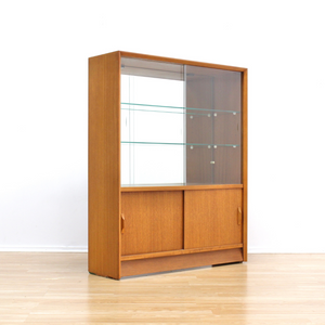 MID CENTURY CHINA DISPLAY CABINET BY HERBERT E. GIBBS