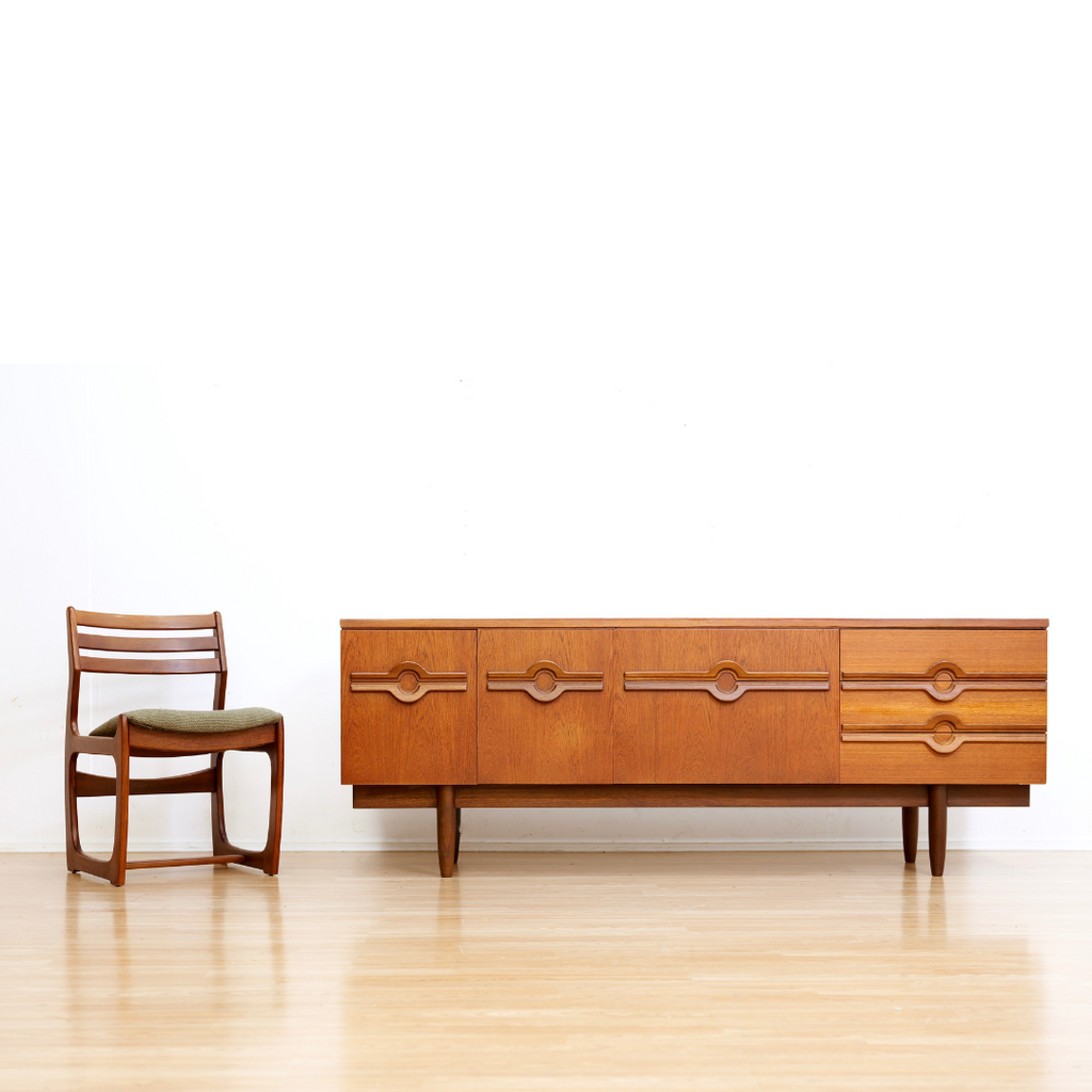 Reserved MID CENTURY LONG TEAK CREDENZA BY STONEHILL FURNITURE