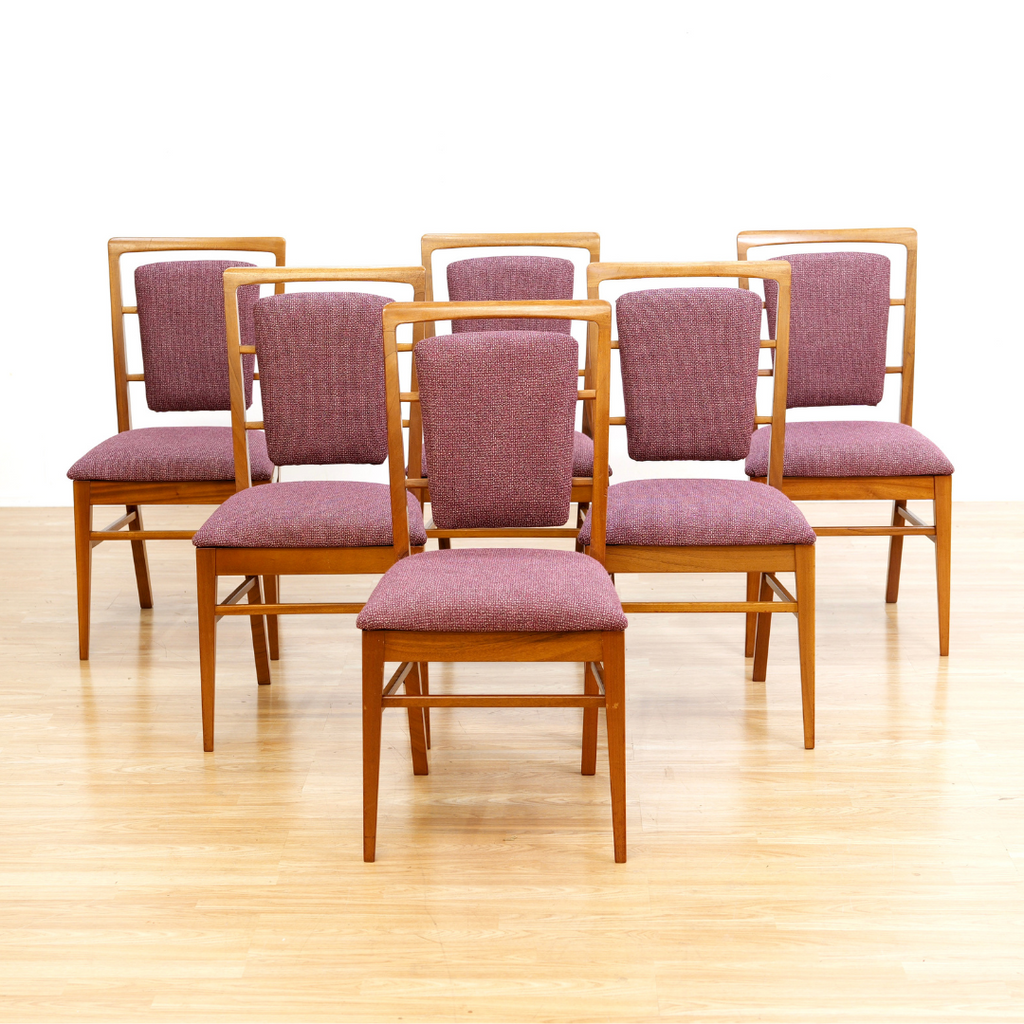 SET OF SIX MID CENTURY DINING CHAIRS BY ALFRED COX
