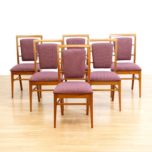 SET OF SIX MID CENTURY DINING CHAIRS BY ALFRED COX