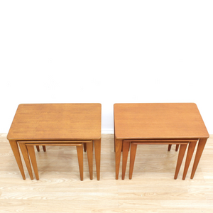 PAIR OF MID CENTURY NESTING SIDE TABLES BY GORDON RUSSELL