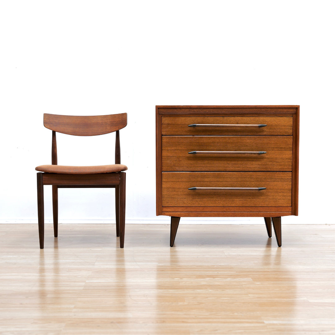 Small Mid Century Dresser Nightstand by Lebus Furniture