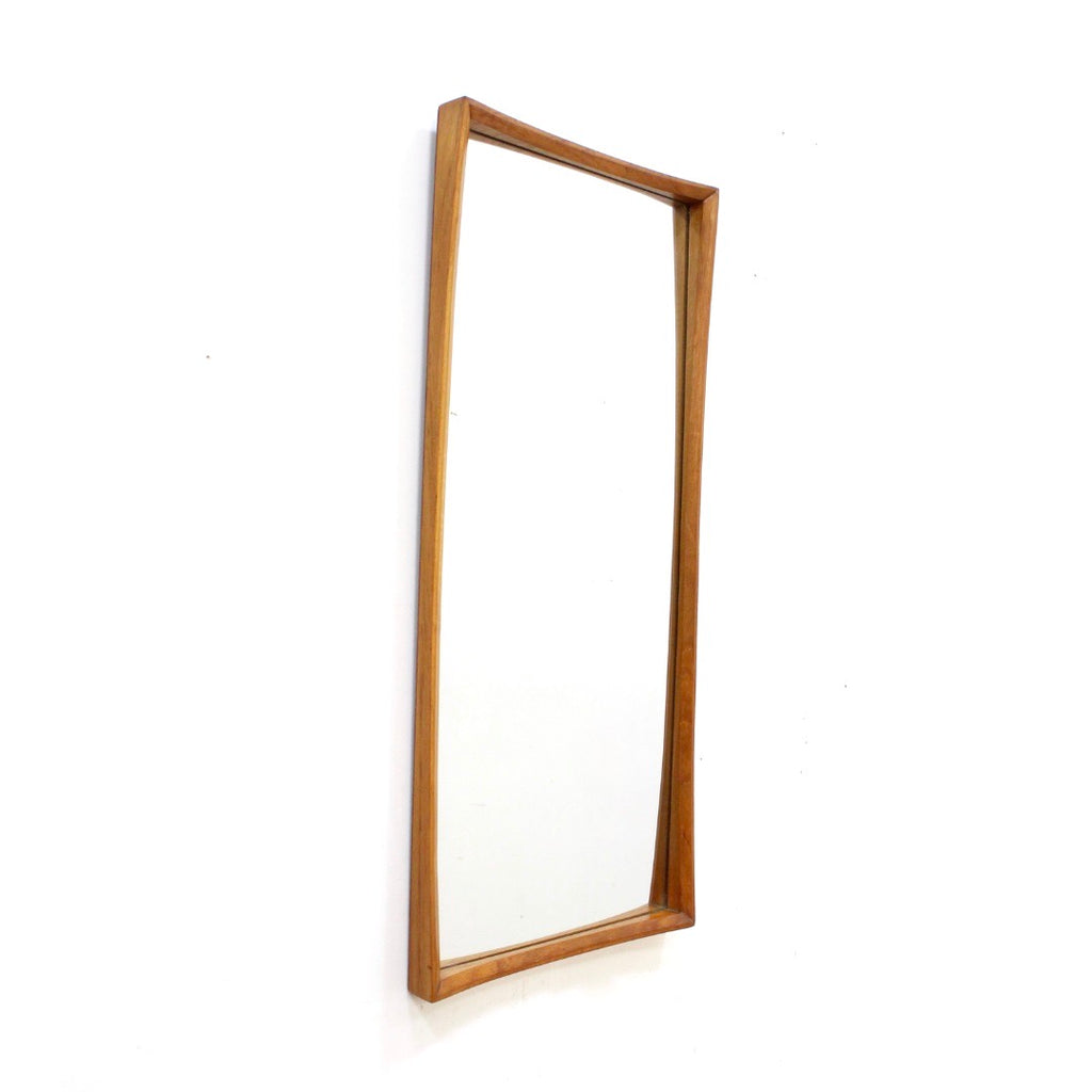 1960S DANISH TEAK WALL MIRROR