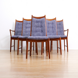 SET OF SIX MID CENTURY DINING CHAIRS BY MCINTOSH FURNITURE