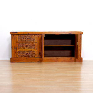 1970S HAND CARVED BRUTALIST DINING SET BY AQUARIUS ENTERPRISES AFRICA