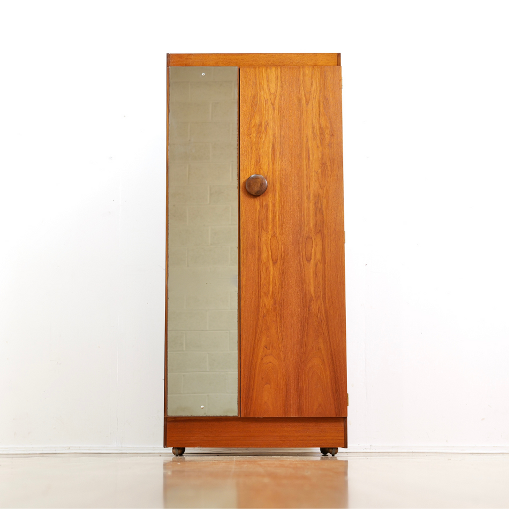 Mid Century Teak Armoire by Elliots of Newbury